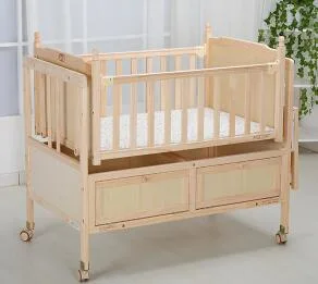 Solid Pine Wood Material /Doll Bed /Baby Swing Cot Bed