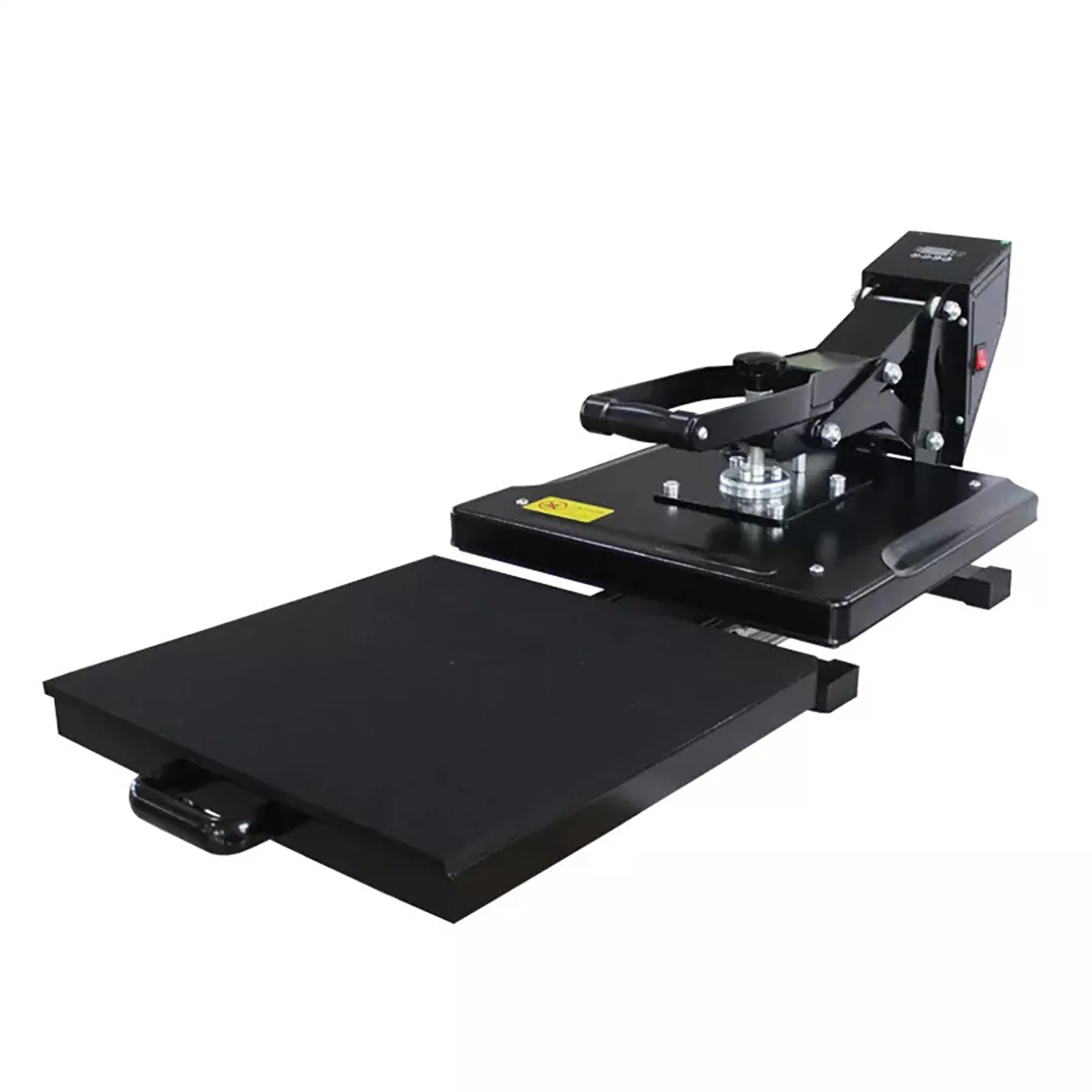 38*38cm 15"*15"Inch High Quality Manual Operated T-Shirt Cloth Textile Mouse Pad Stable Running Heat Press Transfer Printing Machine with Fully Slide-out Bottom
