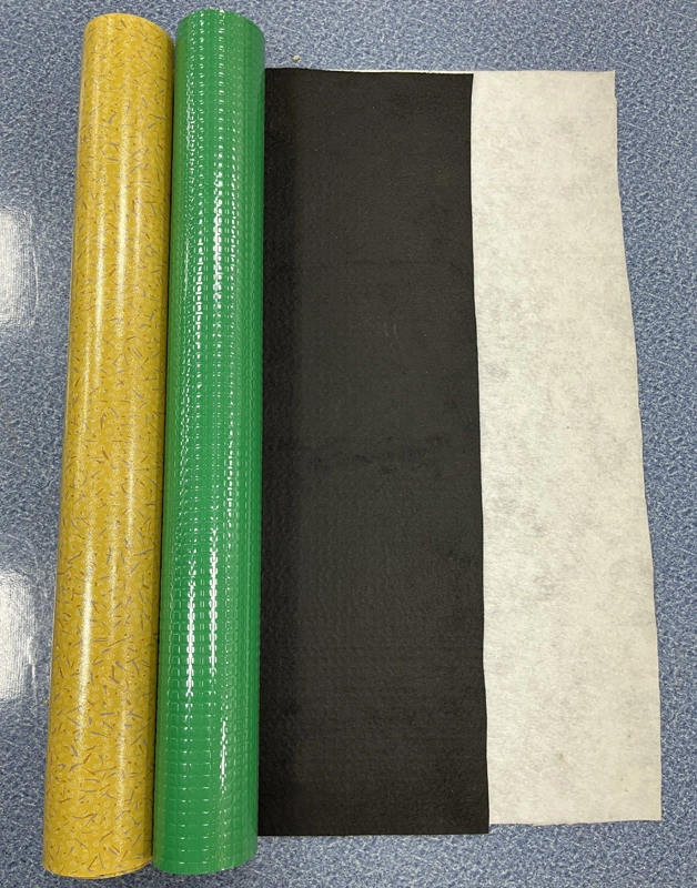 Non Woven Back PVC Flooring Vinyl Rolls Flooring Carpet with Felt Back PVC Floor Rolls