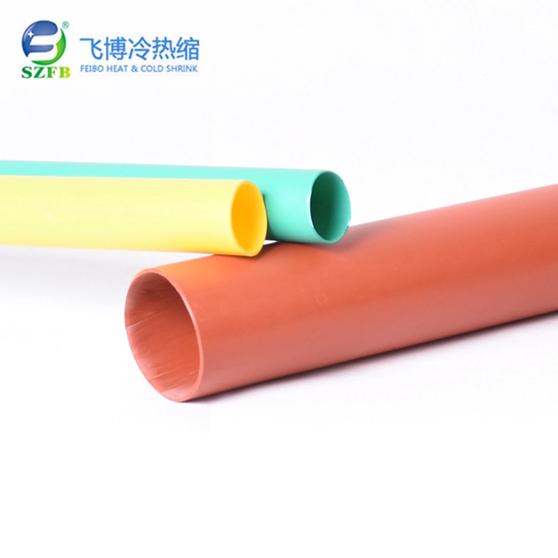 Gaine thermorétractable polyoléfine colorés isolation plastique Tubes thermorétractables de matériel électrique