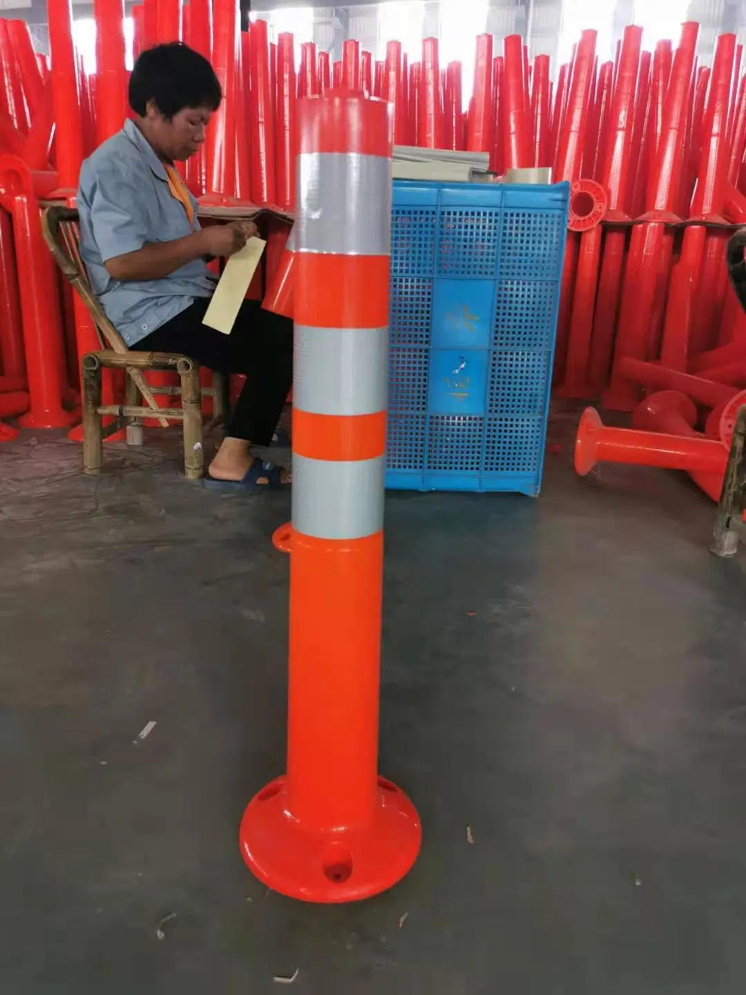 PU Reflective Warning Post Traffic Column Traffic Column Traffic Barrier