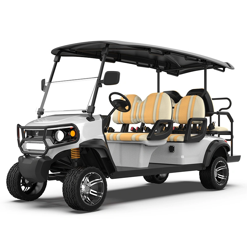 Nuevo Modelo CE aprobado 6 asientos Street Legal personalizado eléctrico Carros de golf