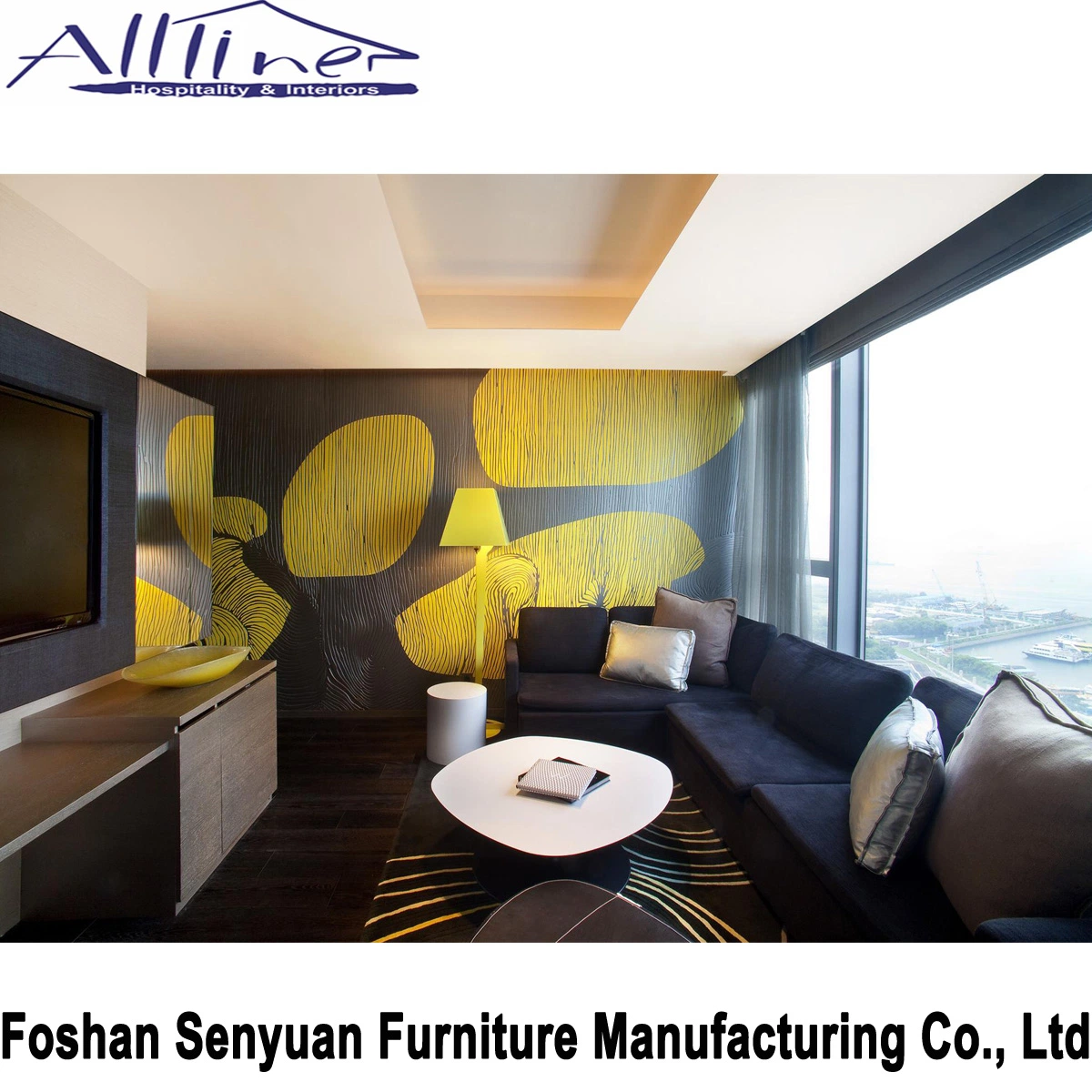 Style chinois mobilier de luxe en bois d'hôtel mobilier de chambre à coucher mobilier de salon