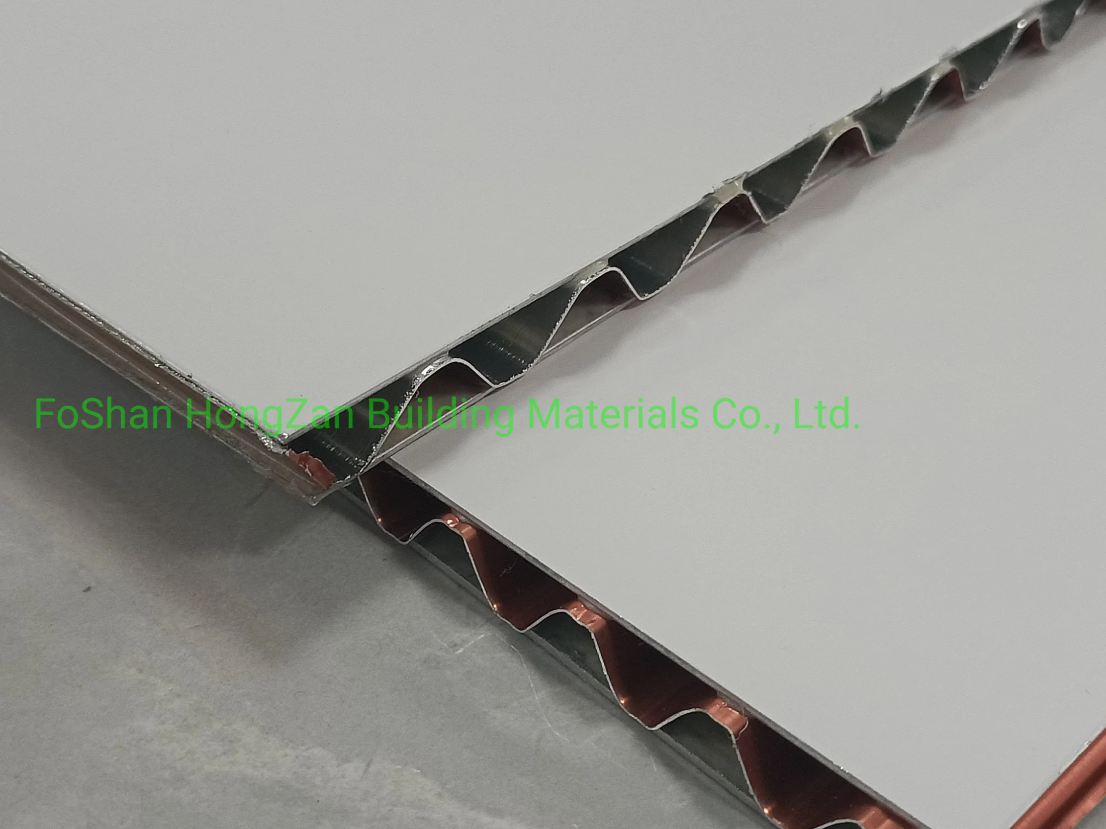 PE Fireproof Aluminum Core Corrugated Aluminum Composite Panel for Wall Cladding