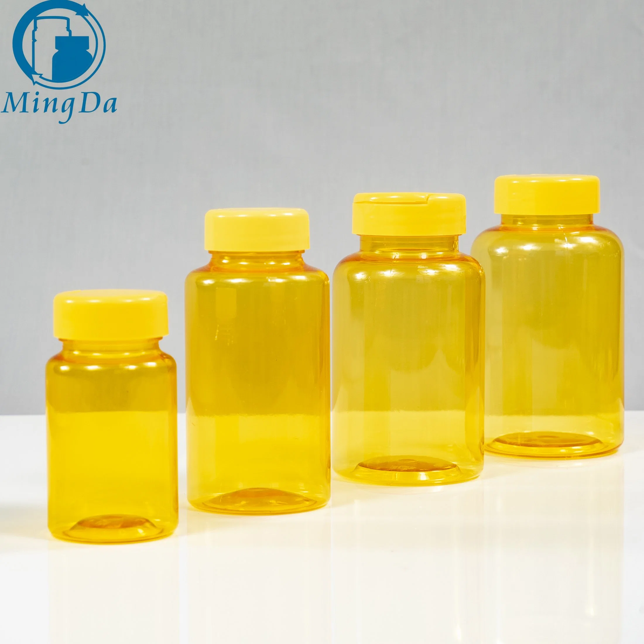 120ml Supplement Packaging Plastic Glossy Bottle Manufacturer Pet with Plastic Lid