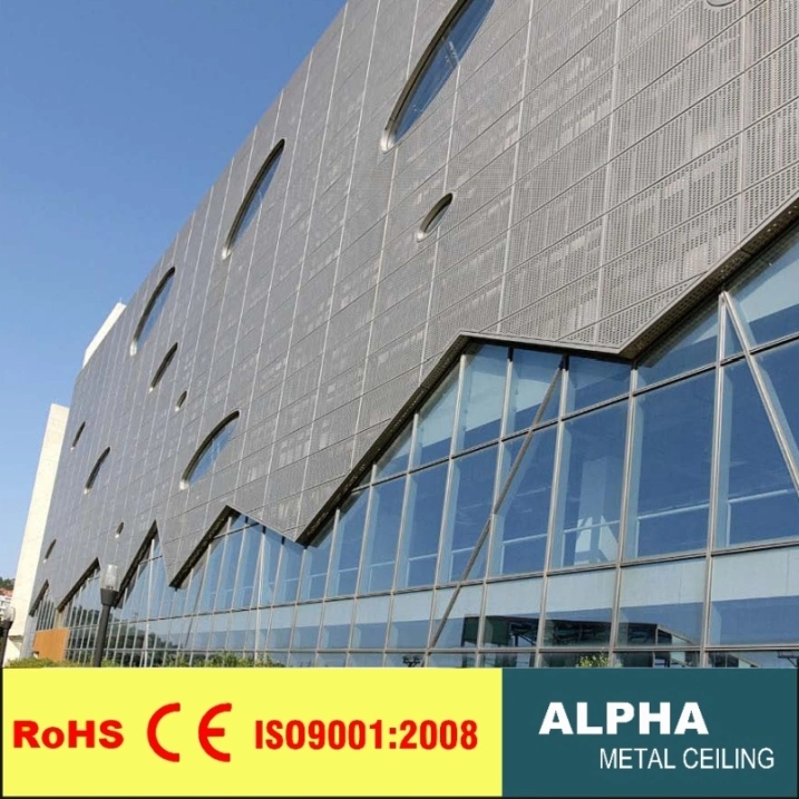 Aluminum Facade Metal Solid Panel Decorative Exterior Cladding Wall