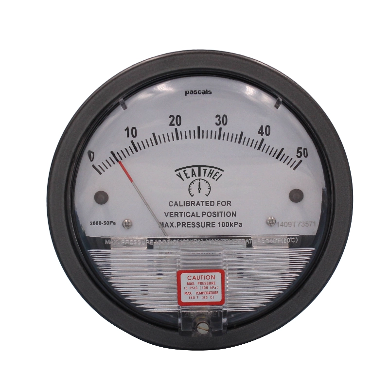 0 to 60 PA 4 Inch Differential Pressure Gauge for Air Duct