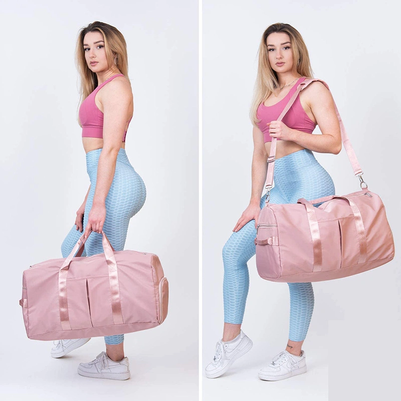 Weekender Bag viajar Duffle Bag llevar bolsa de nylon en la gran noche para mujer