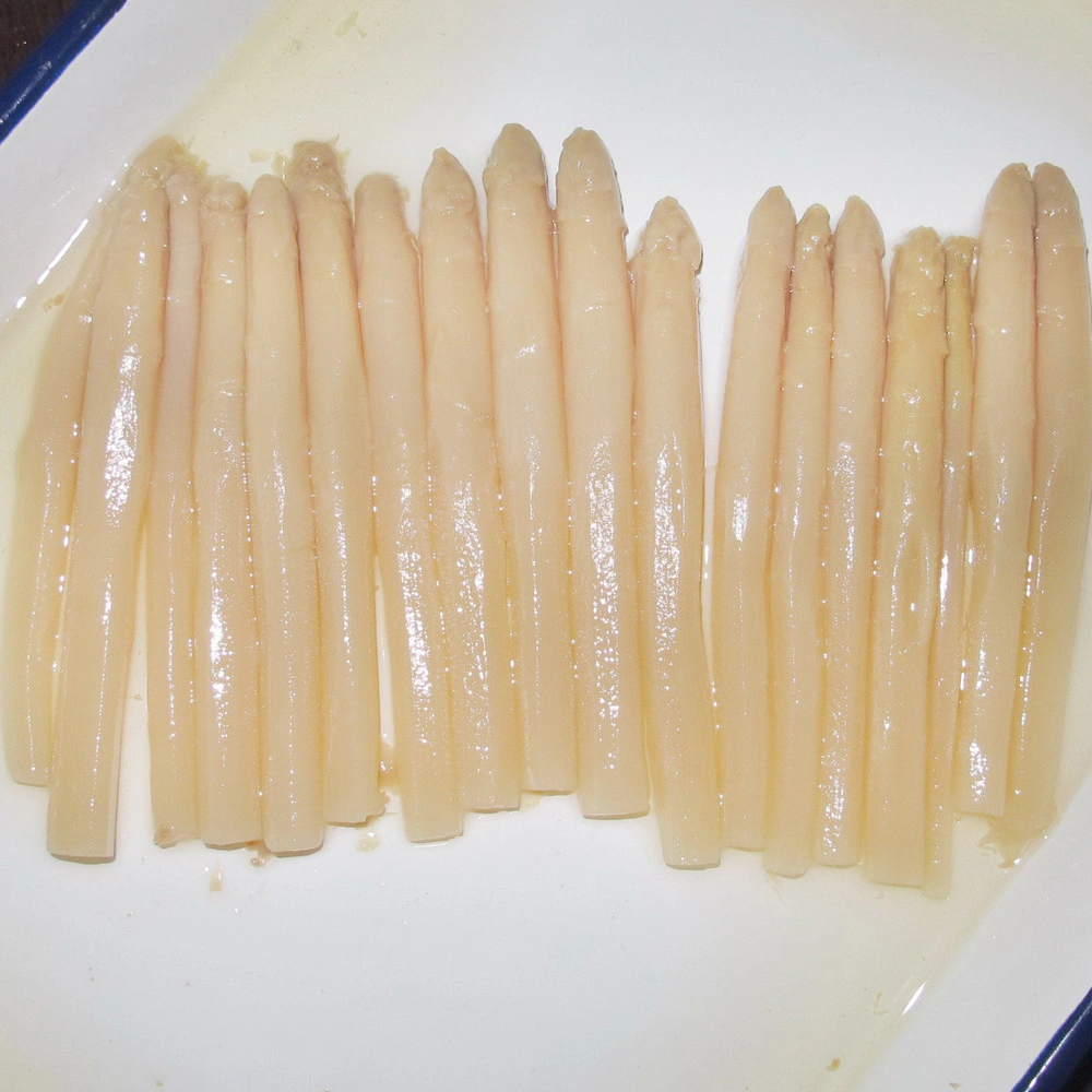 212ml Canned White Asparagus Whole in Glass Jar