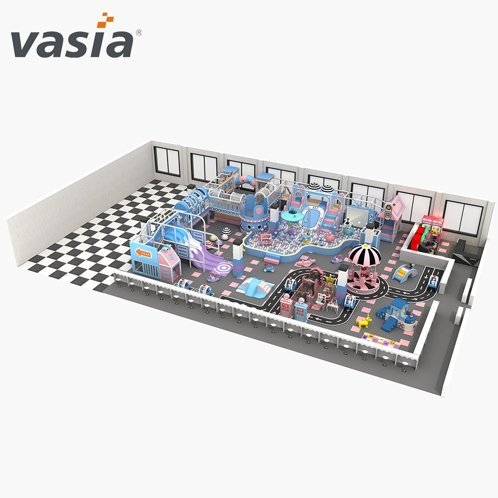 TUV Quality ASTM Approved Safety Jungle Themes Soft Material Children Indoor Playground for Kids Play Center