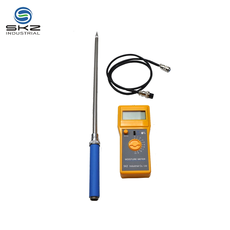 Skz111d 0.2% Accuracy Insertion Type 3s Rapid Hay Water Content Reader Bamboo Tobacco Leaf Botanicals Moisture Detector Humidity Sensor