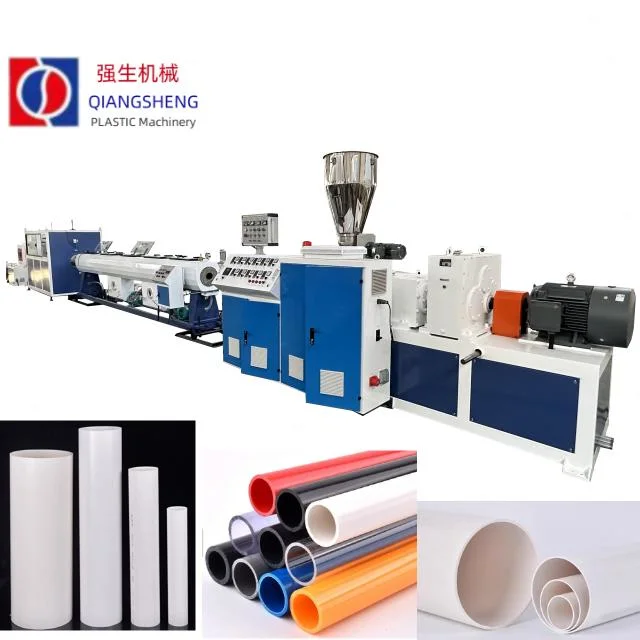 Plastic PVC PVC-O PVC-C PVC-U Water Agricultural Irrigation Drainage Plumbing Conduit Pipe Tube Making Machine Production Extrusion Line Extruder Machinery