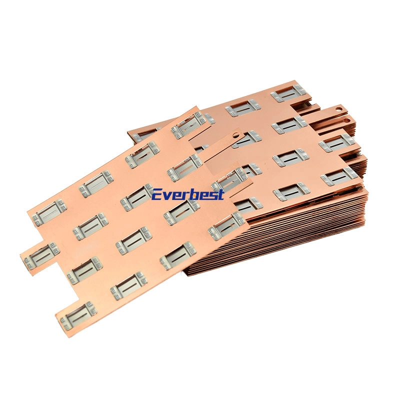 Everbest cobre Busbar Nickle Strip ficha Batería Placa de níquel 21700 hojas de níquel