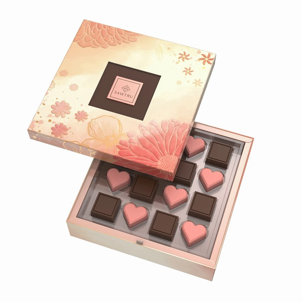 Benutzerdefinierte Starre Karton Verpackung Luxus Papier Verpackung Schokolade Geschenkbox