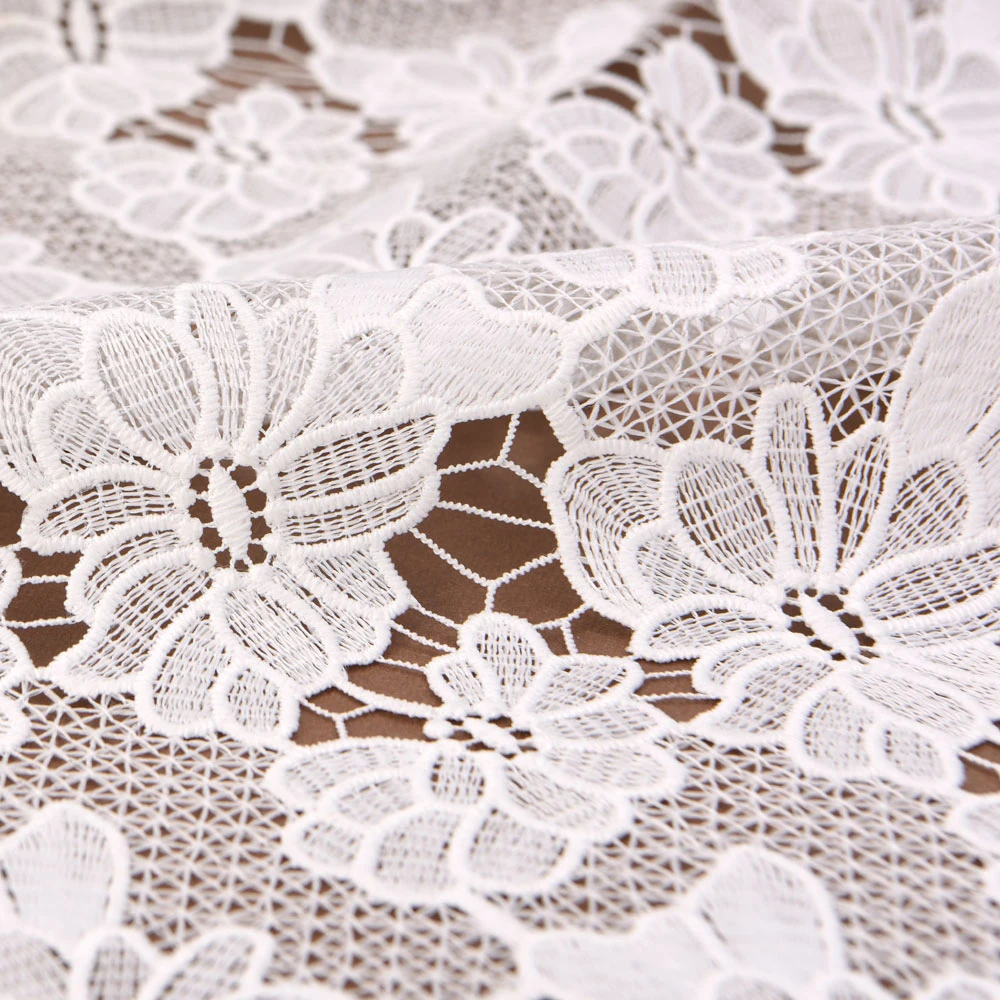 Guipure Embroidery Wedding Dress Lace Fabric