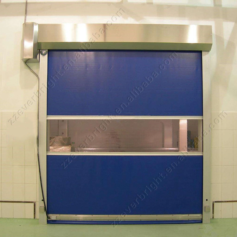 Big Warehouse Used Flexible PVC High Speed Sliding Door