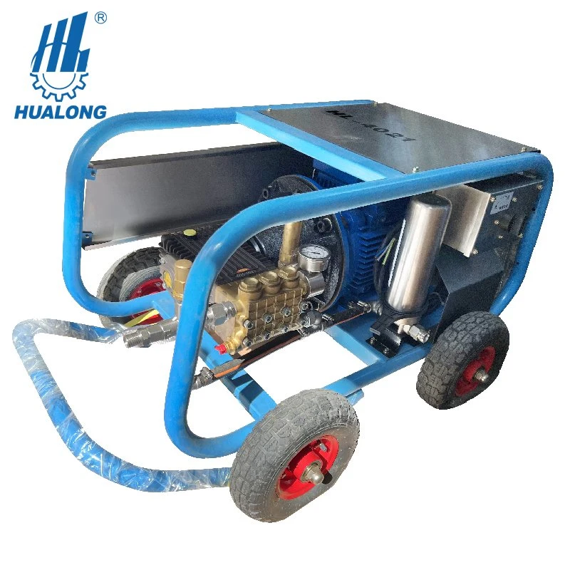 CE Italy Industry Hydraulic Spray Chemical Cleaning Machine Water Rust Removal High Pressure Cleaners Washer 500 Bar