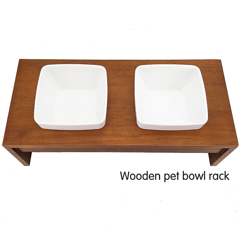 Деревянный домашний обеденный стол для домашних животных и подставка для раковин для защиты шеи, чистая и гигиеническая стойка