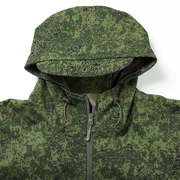 Waterproof Tactical Sports Warm Russian Little Green Men Soft Shell Jacket