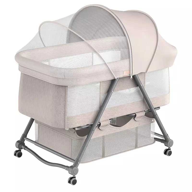 Cuna multifuncional para bebés junto a la cama Cama para bebés recién nacidos Cuna portátil ajustable/Multifuncional Bedside Sleepe