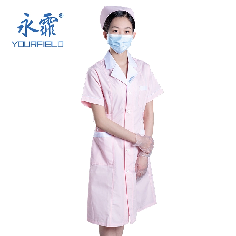 Многоразовая больница с коротким рукавом Uniform for Nurse Work Uniform with Моющийся