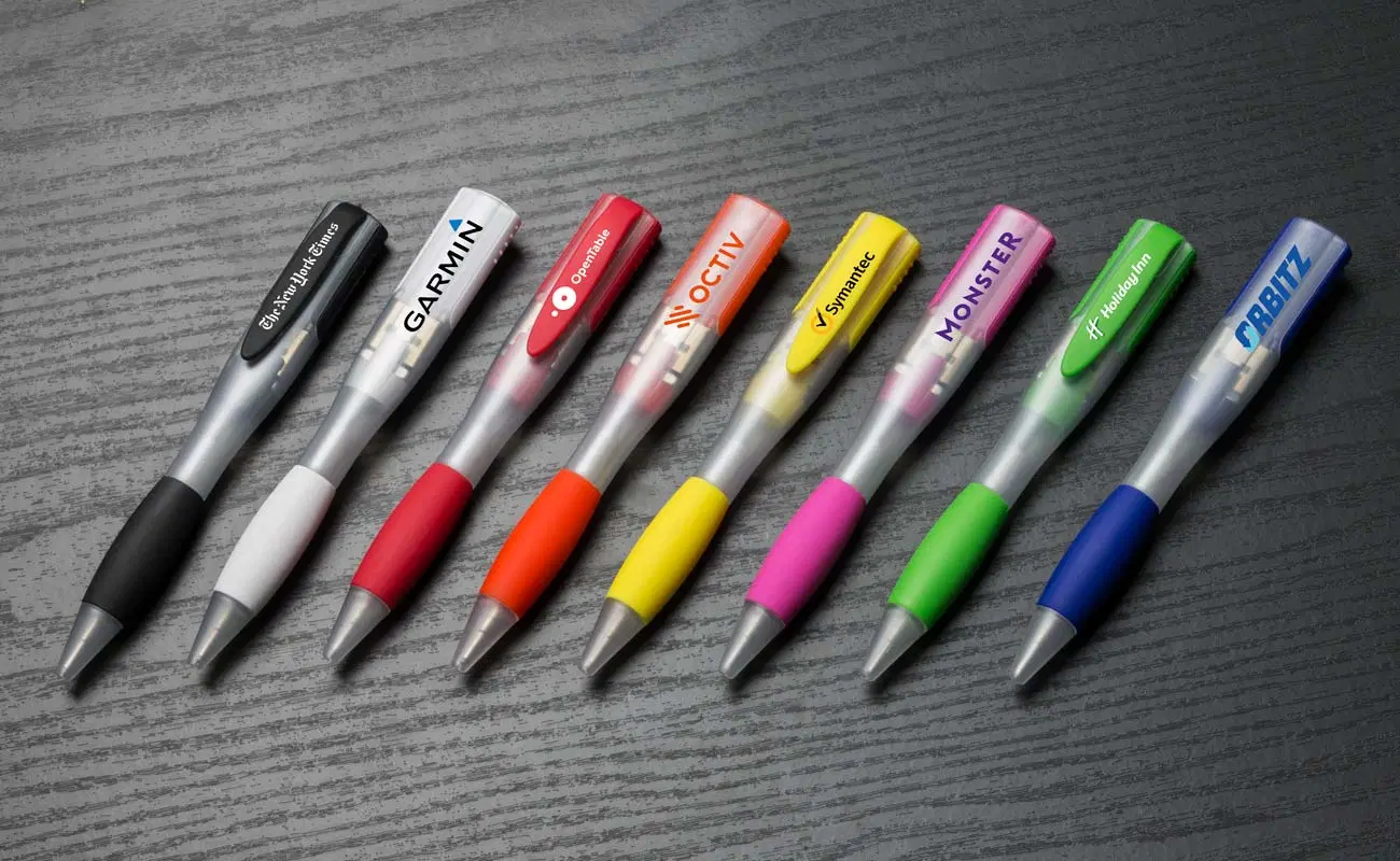 Exhibition Marketing Advertising Giveaway Gifts Promotional Ball Point Pen Memorias USB Flash Thumb Drive 16GB