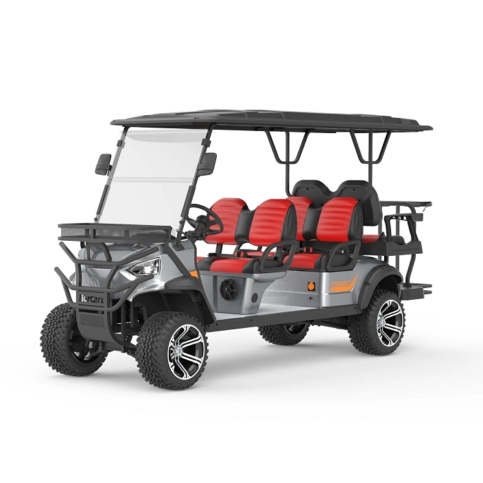 Carro utilitário de 6 lugares eléctrico elevado Golf Car Buggy Carro elétrico para golfe