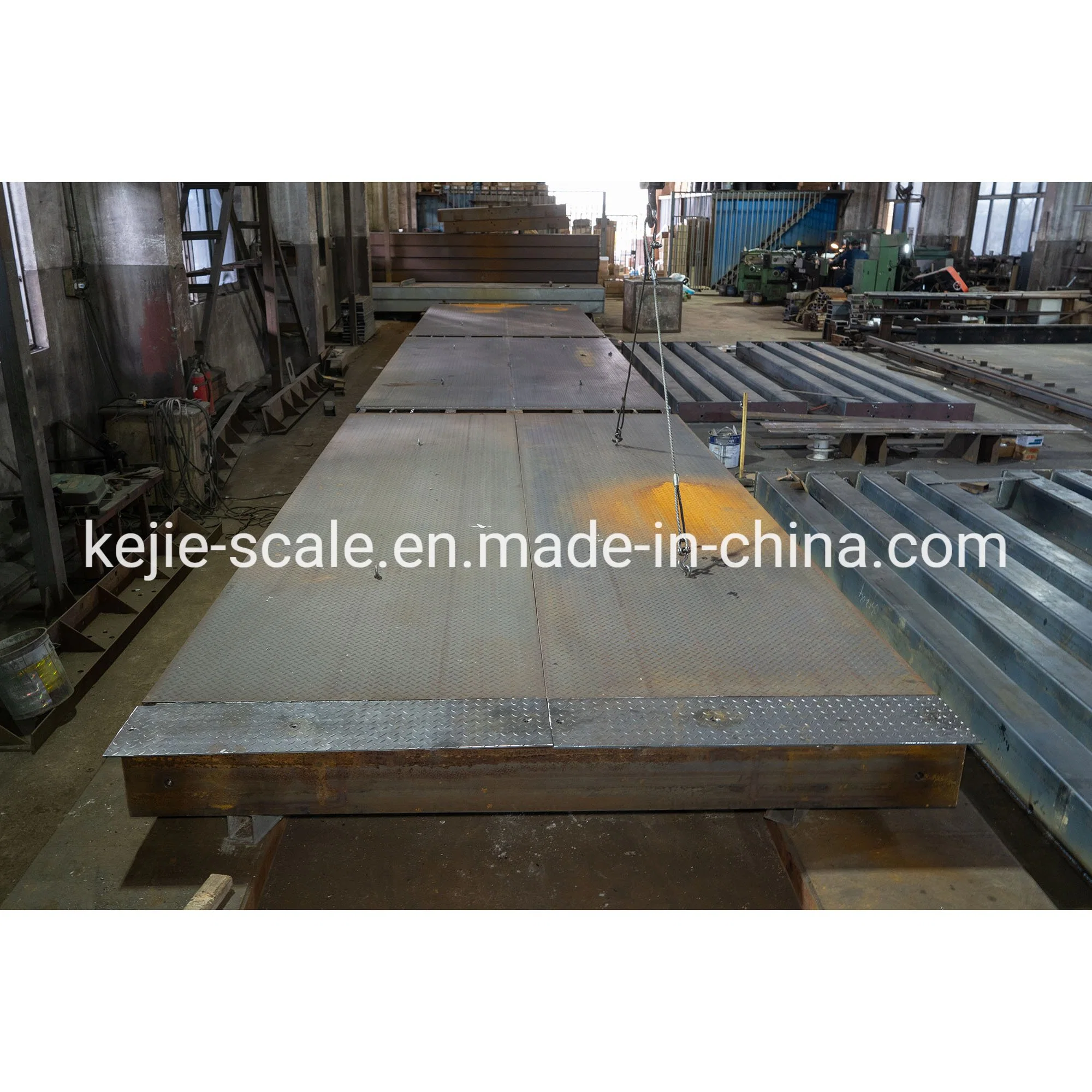 7mx3m 60t Electronic Digital Weighbridge with Indicator (D2008) and Load Cell (QSD) From China Kejie Factory for Industrial Application