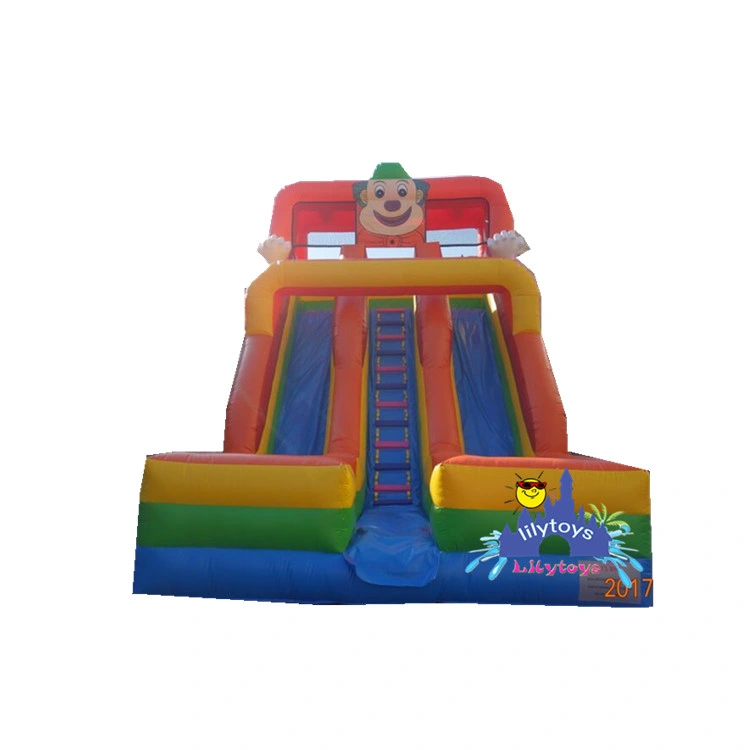 Rainbow Color Inflatable Slide Cartoon Theme for Kids Hot-Selling