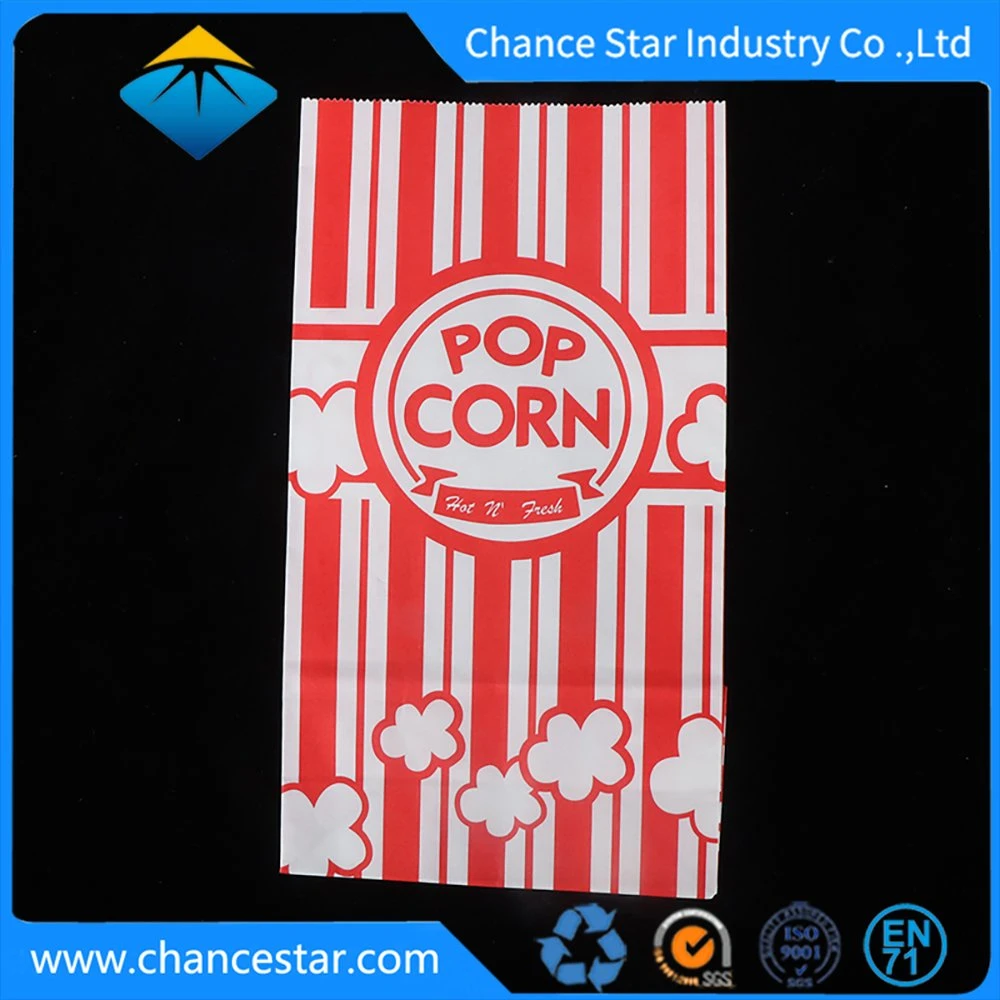 Custom Logo Printing Popcorn Packaging Paper Food Bags