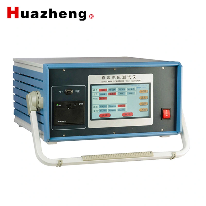 ارتفاع درجة الحرارة معدات الاختبار جهاز اختبار مقاومة اللفائف بالتيار المستمر محول كهربائي
