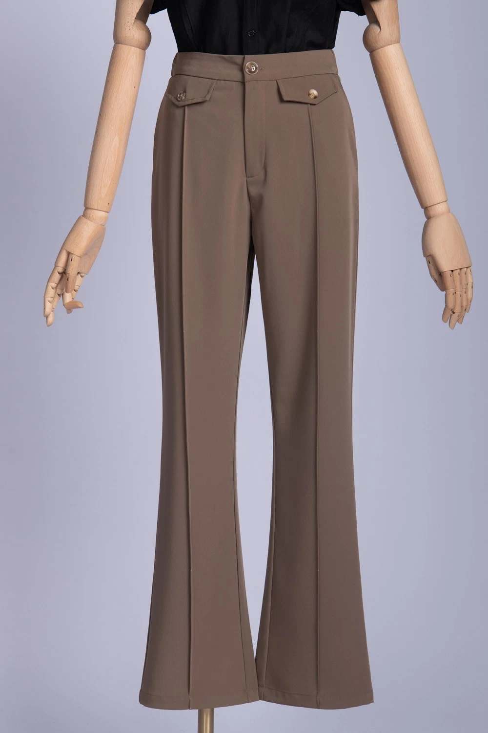 Ladies Wool Straight Fashion Pants