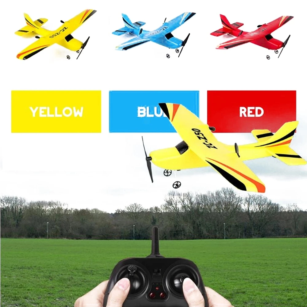 2.4GHz Electric Radio Control Outdoor Toys Foam RC Glider Airplane RTF with Gyro