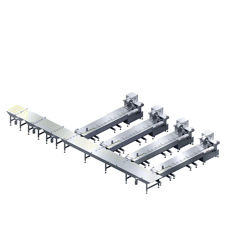 Automatic Servo Control Feeding System For Single/Two/Three Pieces Pillow Packing Machine