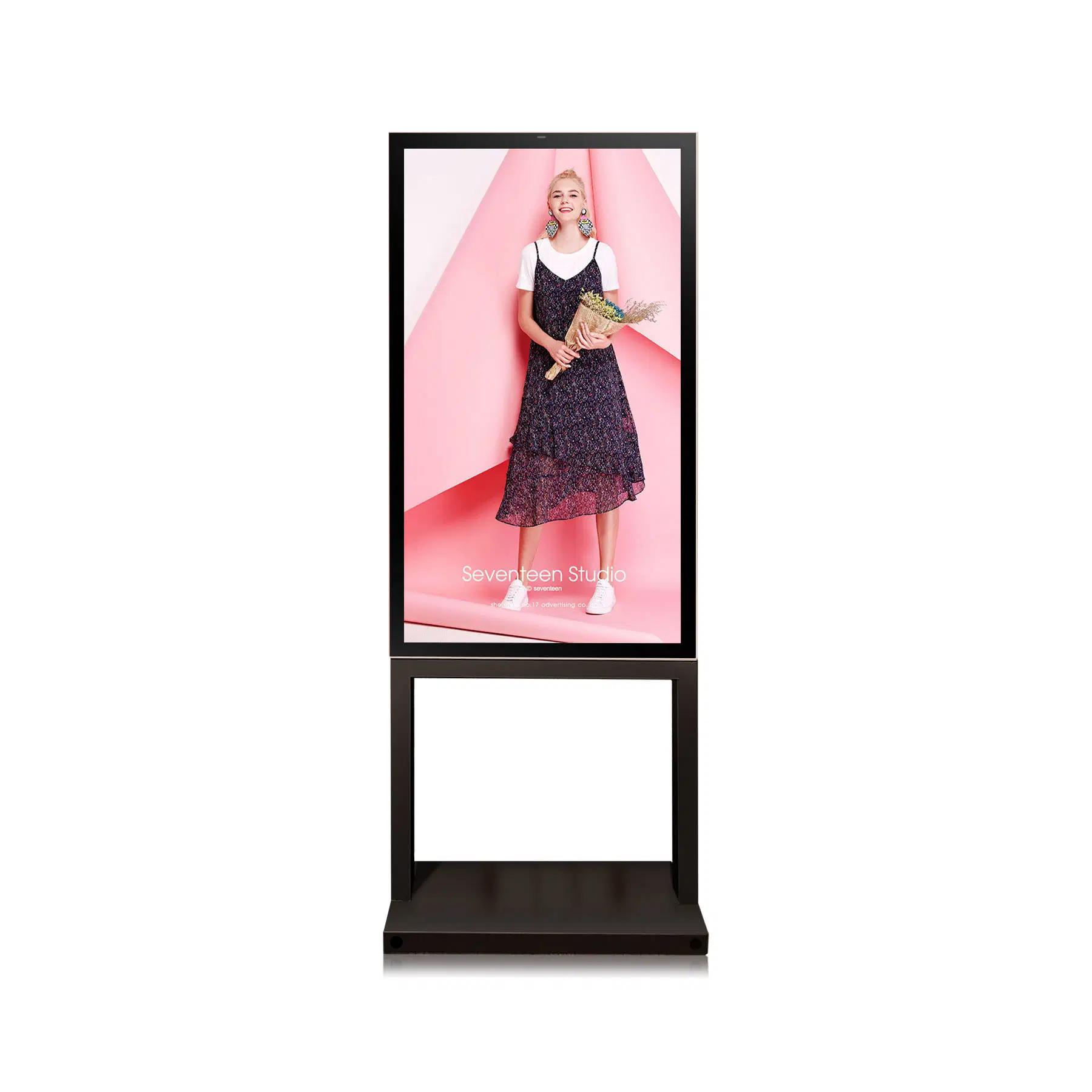 55 Inch Floor Standing Digital Signage LED Display WiFi LCD Screen Totem Kiosks Indoor Advertising Playing Equipment