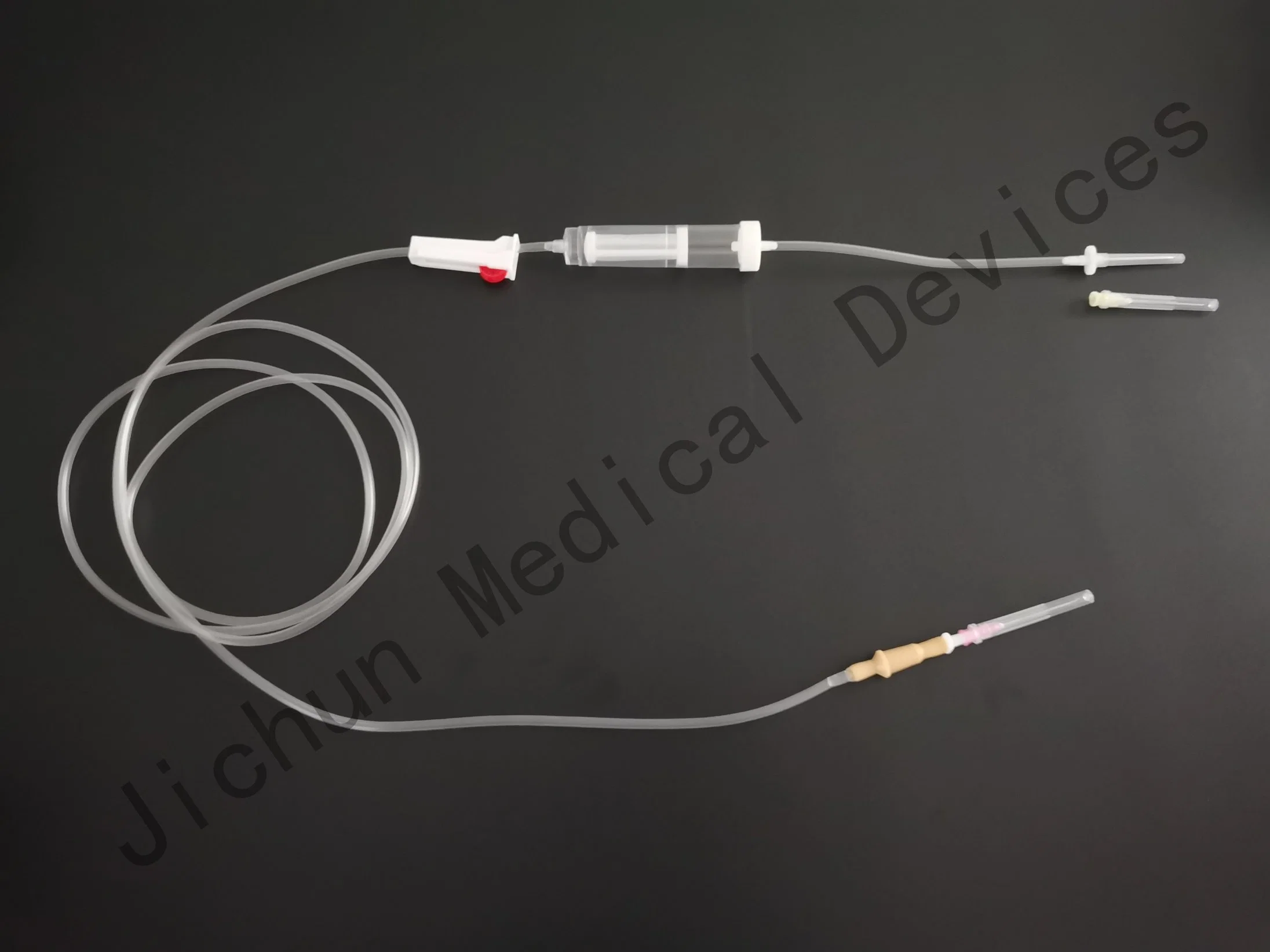 Middle-Sealing Seal Style Medical Blood Transfusion Set Bags Double Steel Needle (210S-2)