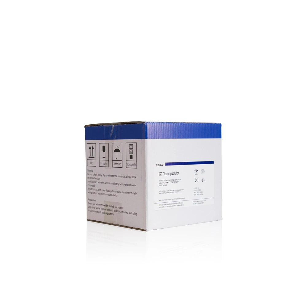 CE Approved Reagents Cleanser 620 for Nihon Kohden MEK 7222K 8222K Hematology Cbc Analyzer