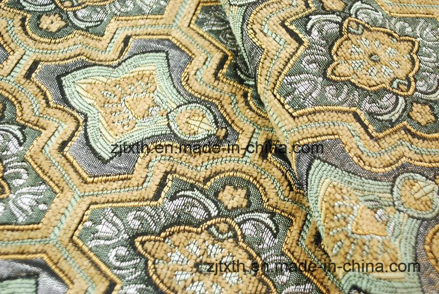 China Polyester Chenille Woven Upholstery Fabric for Sofa Cover