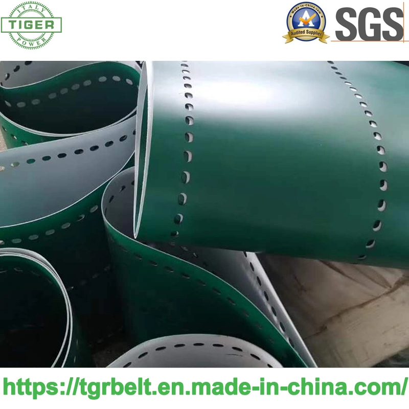 Manufacturer Machine Hardware of 1.0mm Green PVC Conveyor Belt for Electronic