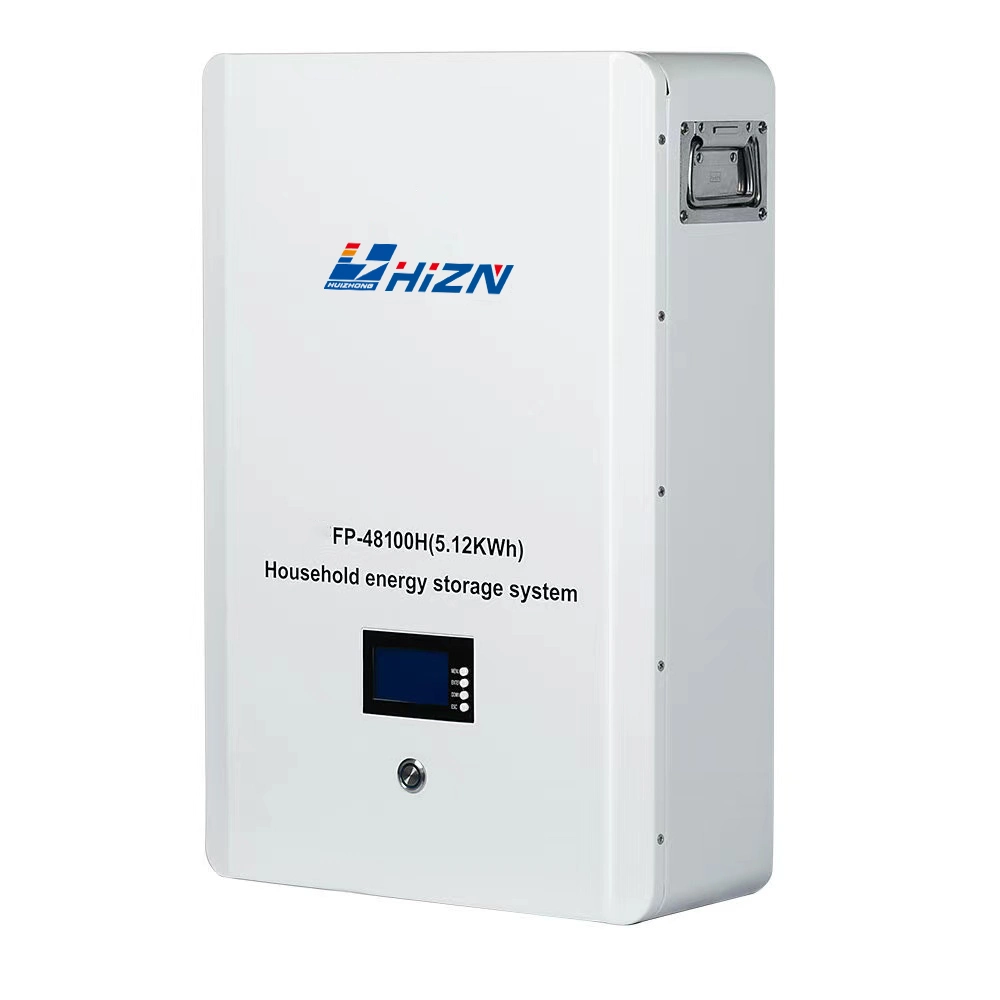 Alta taxa de descarga LiFePO4 48 V 100 a 5,12 kwh bateria de iões de lítio Energia renovável Powerwall