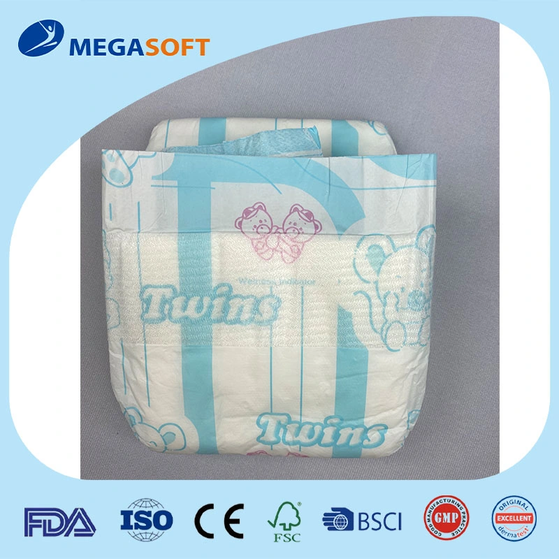 Wholesale/Supplier Cheap Price Good Absorption Soft Disposable Baby Products with Magic Tape