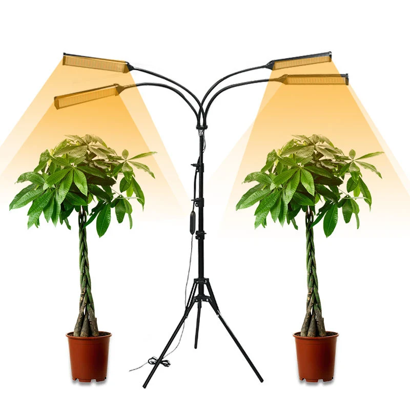 Houseplants cultivo Blooming Cargador montado en el suelo Tripod Stand Full Spectrum Crecimiento