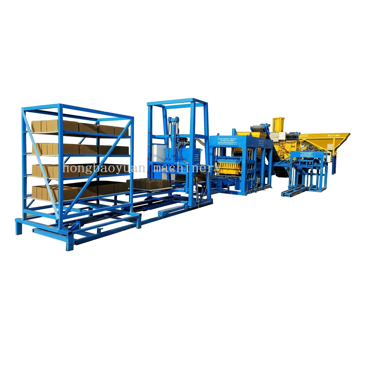 Paving Brick Making Machine Concrete Cement Hollow Solid Full Automatic Qt10-15 Interlocking Block Making Machine Price in Kenya