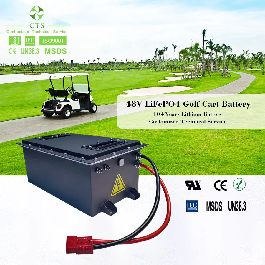 Factor High quality/High cost performance  36V 48V 60V 70V Lithium Battery for Golf Cart Low-Speed Cart 40ah 50ah 60ah