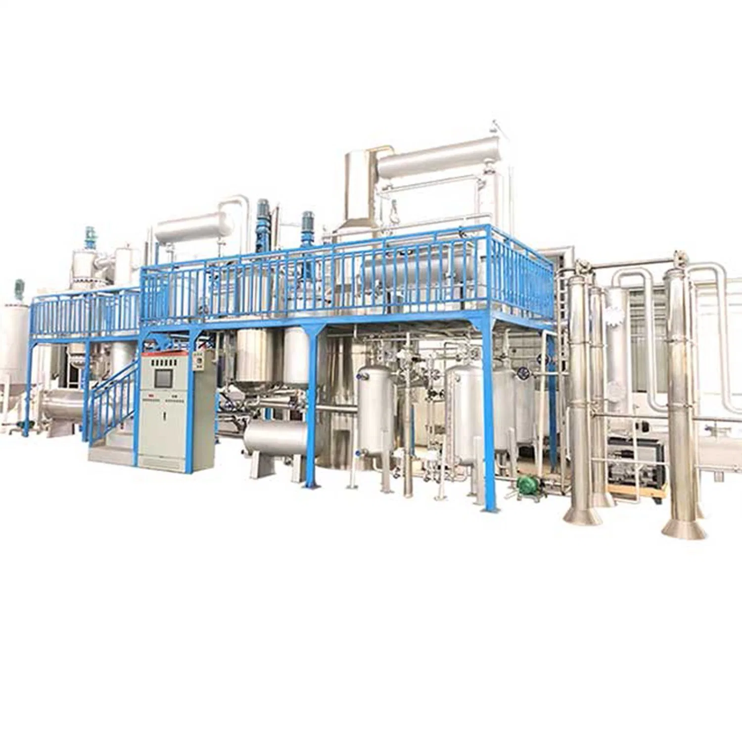 Waste Used Engine Oil Plastic Tires Pyrolysis Oil to Diesel Refinery Purification Equipment