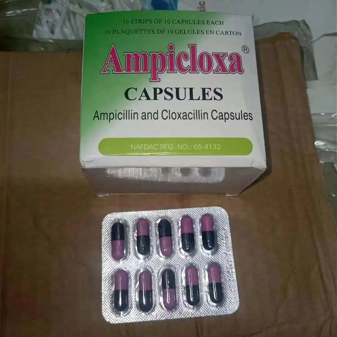 L'ampicilline CAPSULES 500mg médecine médicament Produits pharmaceutiques finis