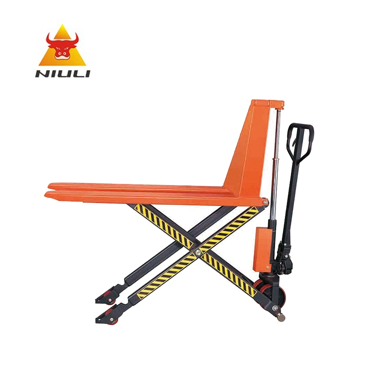 1500kg High Lift Hydraulic Hand Pallet Truck with Double Scissor