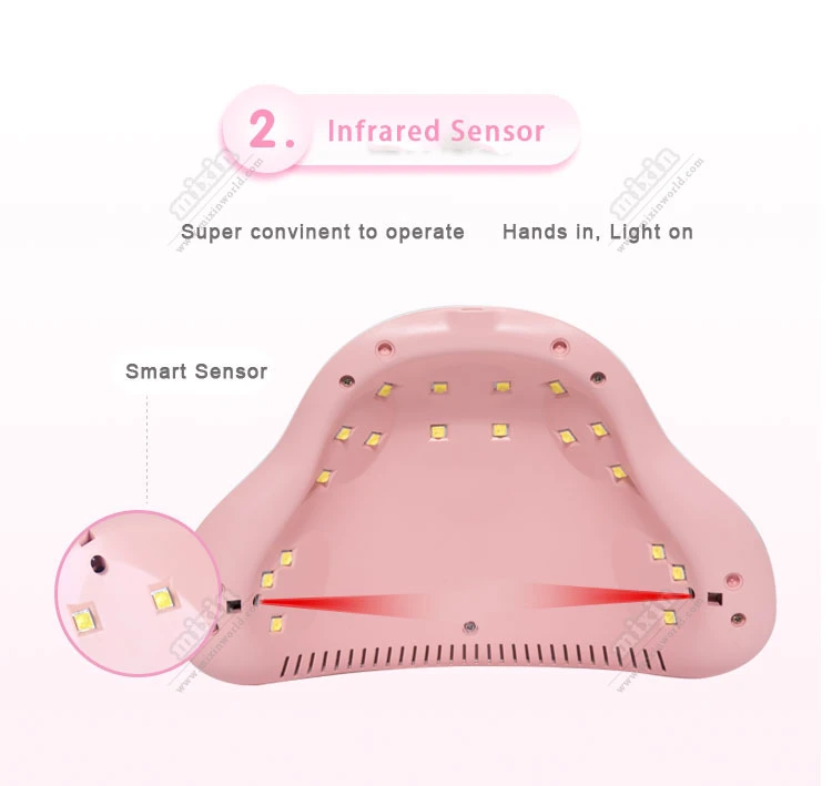 36W High Power Lamp Beads 18 LED Curing Light Nail Art Three-Gear Gel Nail Machine Dry Nail Lamps