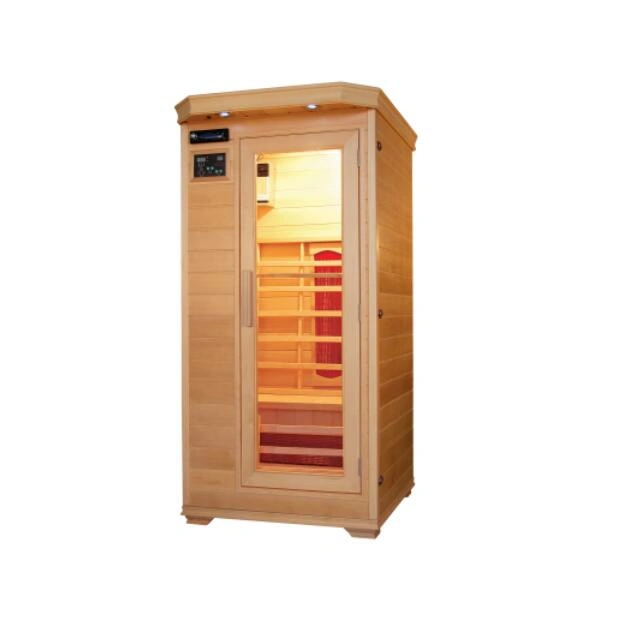 Cuarto de baño de lujo en madera maciza de infrarrojos móviles portátiles Mini Sauna Sauna Sauna ventas fábrica