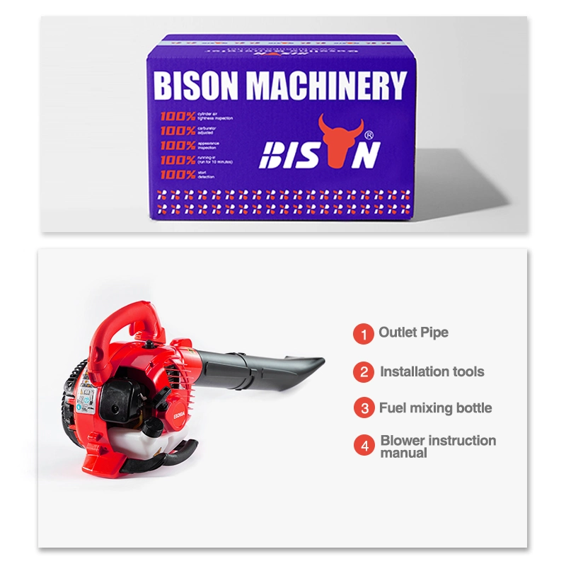 Bison Low Vibration and High Speed Engine Blower Snow Blower